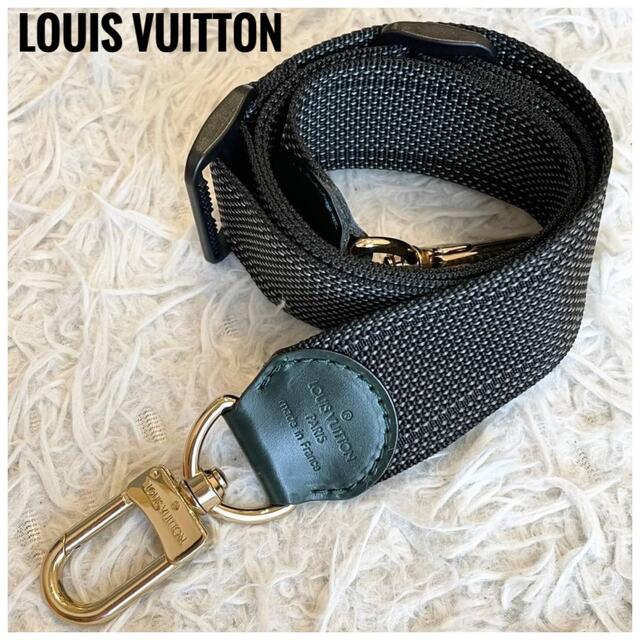 極美品⭐️LOUIS VUITTON グリーン ゴールド ショルダーストラップ