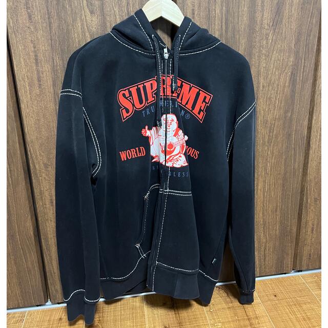 supreme トゥルーレリジョン　パーカー　Lパーカー