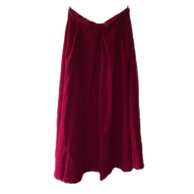 ensuite(エンスウィート)のmiroir de ensuite エンスウィート 赤 スカート レディースのスカート(ひざ丈スカート)の商品写真
