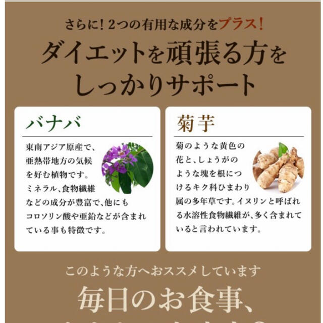 サラシア  炭水化物ブロック 菊芋  ダイエットサプリメント  コスメ/美容のダイエット(ダイエット食品)の商品写真