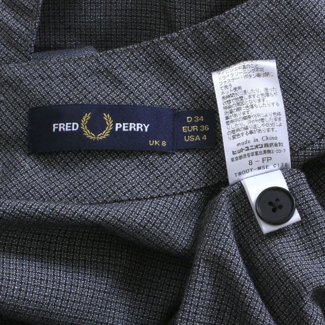 FRED PERRY(フレッドペリー)のFRED PERRY Short Sleeve Dress 定価19,800円  レディースのワンピース(ミニワンピース)の商品写真