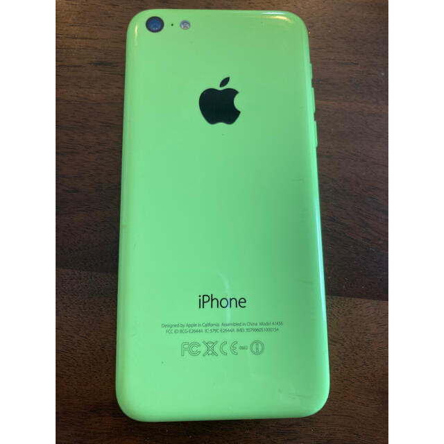 iPhone(アイフォーン)のiPhone 5c Green 32GB ソフトバンク スマホ/家電/カメラのスマートフォン/携帯電話(スマートフォン本体)の商品写真