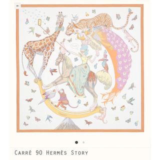 エルメス(Hermes)のHERMESカレ90 ストーリー(バンダナ/スカーフ)