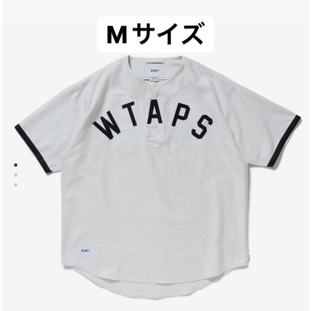 希少L 22SS WTAPS LEAGUE LS WHITE COTTON