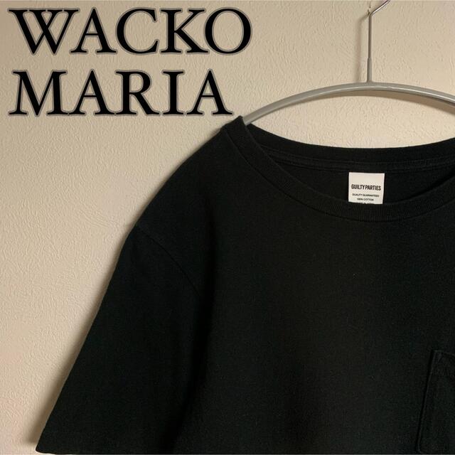 WACKO MARIA - 【希少】WACKO MARIA ワコマリア ロゴ タグ Tシャツ 黒 天国東京の通販 by duuu15's