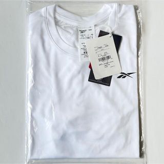 リーボック(Reebok)のReebok リーボック  カットソー Tシャツ クルーネック　ホワイト(Tシャツ/カットソー(半袖/袖なし))