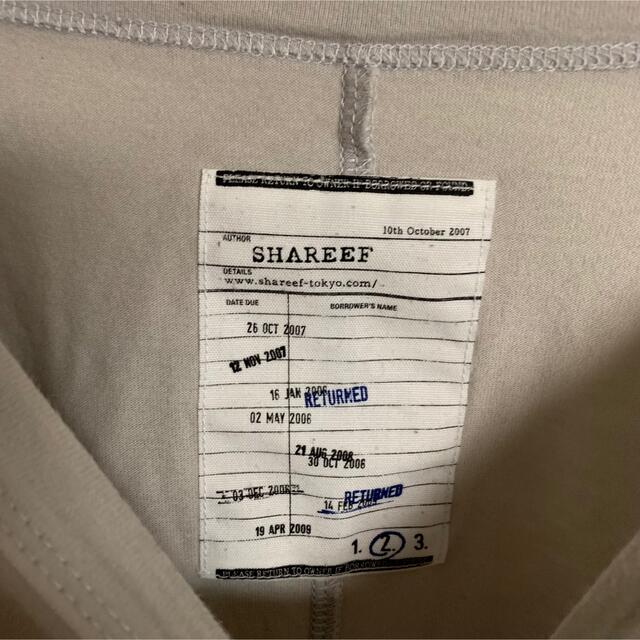 【美品】SHAREEF シャリーフ　20ss HAND 刺繍　デザイン　Tシャツ 3