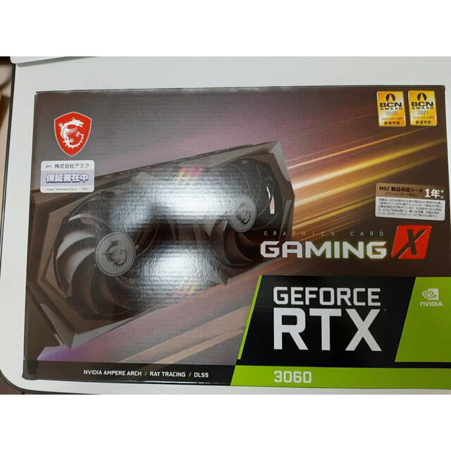 新品未使用　GeForce RTX 3060 GAMING X 12G MSI