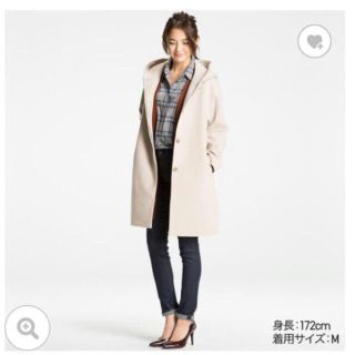 Uniqlo ウールブレンドビッグシルエットフーデットコート Xsの通販 By pr7qkwg7 S Shop ユニクロならラクマ