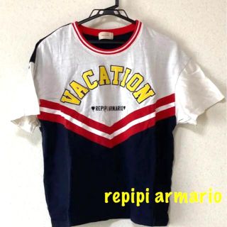 レピピアルマリオ(repipi armario)のレピピアルマリオ半袖Tシャツ(ひざ丈ワンピース)