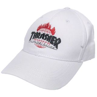 ハフ(HUF)のHUF×THRASHER TDS ハフ 6パネル キャップ ホワイト(キャップ)