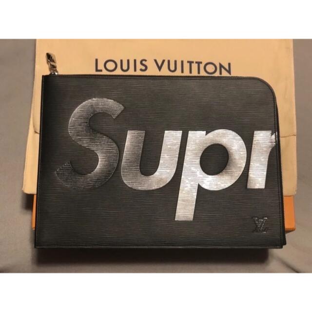 LOUIS VUITTON - Supreme Louis Vuitton Black Pochette