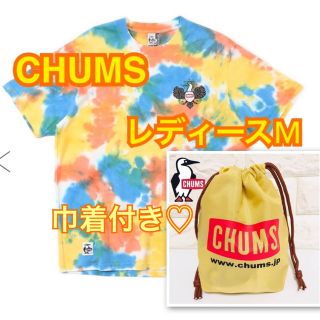 チャムス(CHUMS)のCHUMS♡タイダイTシャツ♡巾着ポーチ付き(Tシャツ(半袖/袖なし))