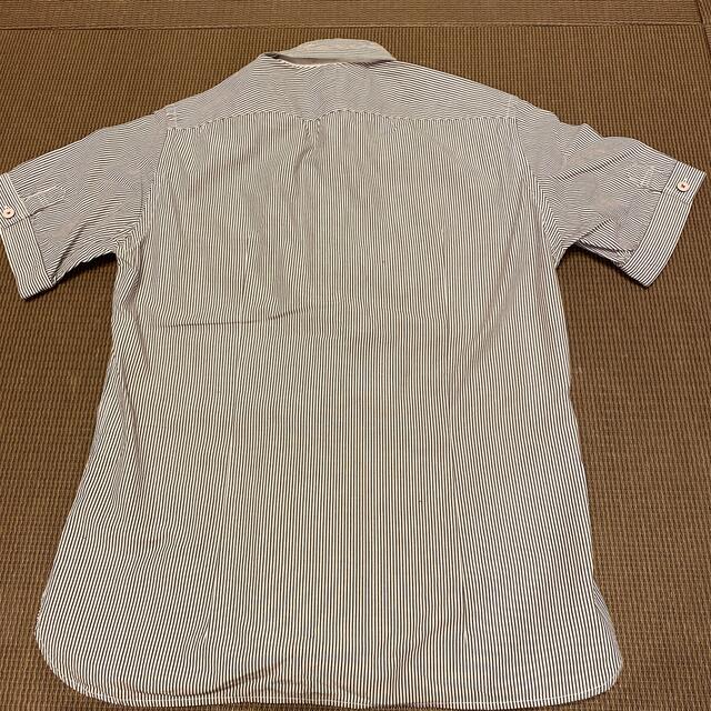 KLEIN PLUS(クランプリュス)のKLEIN PLUS クランプリュス　メンズ　半袖　シャツ　ストライプ メンズのトップス(Tシャツ/カットソー(半袖/袖なし))の商品写真