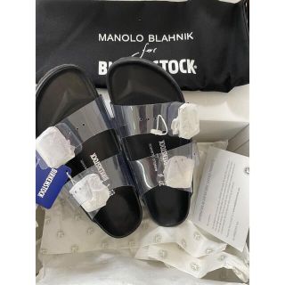 マノロブラニク(MANOLO BLAHNIK)のマノロブラニク×ビルケンシュトック　コラボサンダル☆アマゾナ　希少完売商品(サンダル)