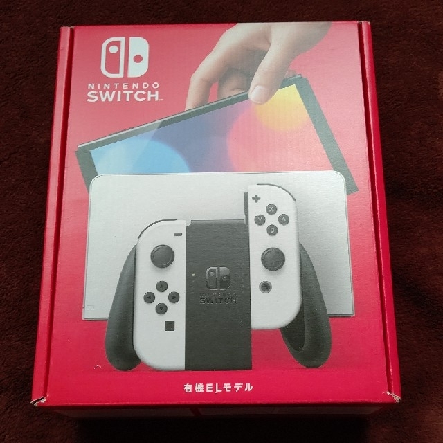 Nintendo Switch(ニンテンドースイッチ)の新品未開封 ニンテンドースイッチ有機EL ホワイト エンタメ/ホビーのゲームソフト/ゲーム機本体(家庭用ゲーム機本体)の商品写真