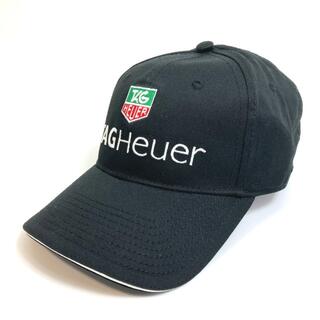 タグホイヤー(TAG Heuer)のタグホイヤー TAG HEUER ロゴ 帽子 ノベルティ 非売品 ベースボール キャップ コットン ブラック 未使用(キャップ)
