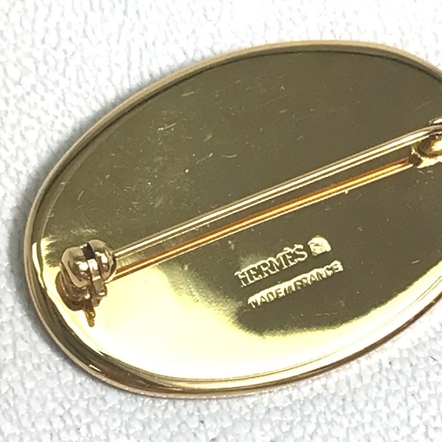 HERMES - エルメス HERMES バード 鳥モチーフ エマイユ ブローチ HERMES - エルメス HERMES バード 鳥モチーフ エマイユ ブローチ