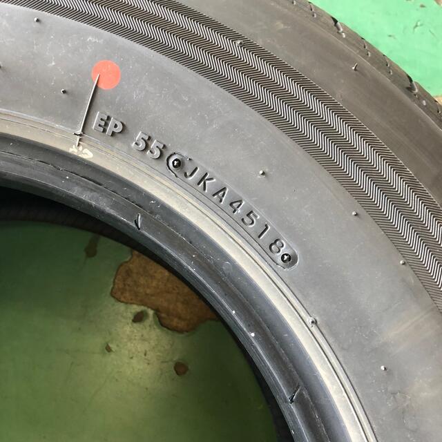 BRIDGESTONE(ブリヂストン)の中古タイヤ195/80R15ハイエース純正タイヤ4本セット 自動車/バイクの自動車(タイヤ)の商品写真