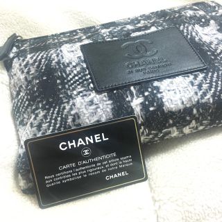 シャネル(CHANEL)の週末値下❤︎ 2013AW❤︎ シャネル ❤︎ ツイードプリント(ポーチ)