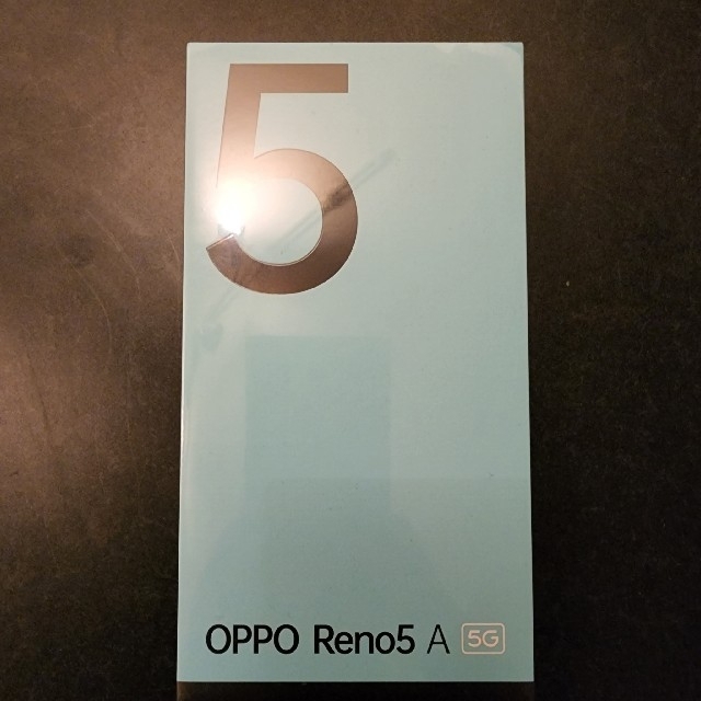 新品未開封 OPPO Reno5 A ブラックシルバー