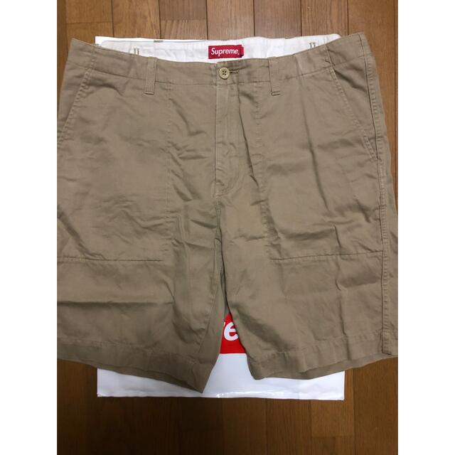 Supreme Work Short 36 XL pantベージュー カーキ 数量限定価格!! www