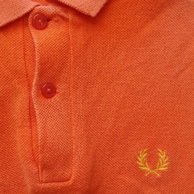 FRED PERRY(フレッドペリー)のFRED PERRY ポロシャツ 英国製 90s オレンジ メンズのトップス(ポロシャツ)の商品写真