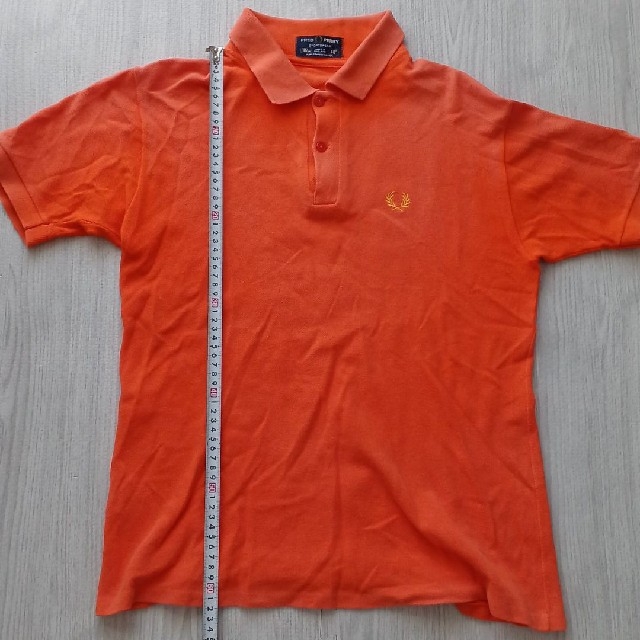 FRED PERRY(フレッドペリー)のFRED PERRY ポロシャツ 英国製 90s オレンジ メンズのトップス(ポロシャツ)の商品写真