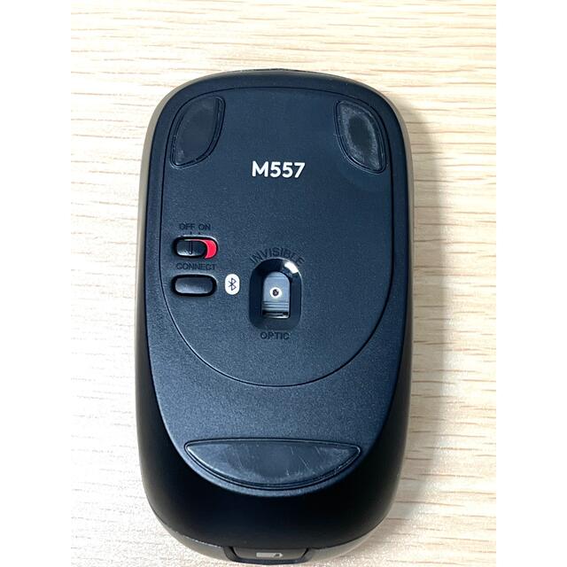 Logicool Bluetooth Mouse M557 グレー スマホ/家電/カメラのPC/タブレット(PC周辺機器)の商品写真