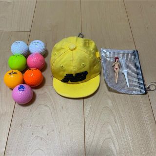 ニューバランス(New Balance)のNew balance golfニューバランスゴルフキャップ型チョークバッグ中古(その他)