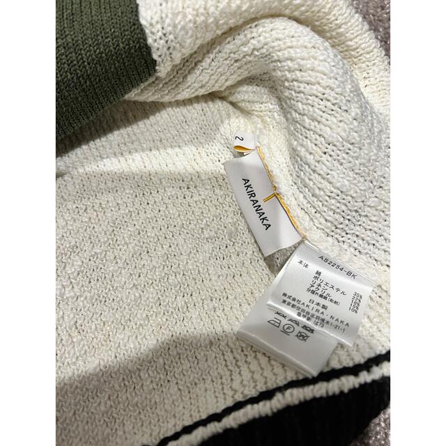 値下AKIRANAKAJana wave panel knit POニットベスト 6