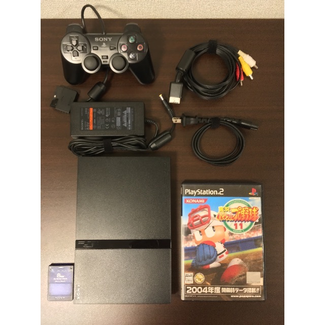 SONY(ソニー)のPS2 SCPH-75000 中古品 エンタメ/ホビーのゲームソフト/ゲーム機本体(家庭用ゲーム機本体)の商品写真