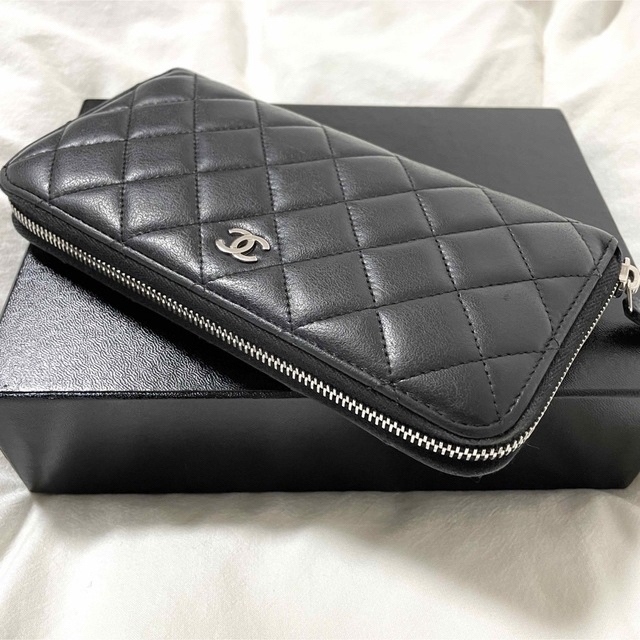 CHANEL♡マトラッセ♡長財布♡ラウンドファスナー