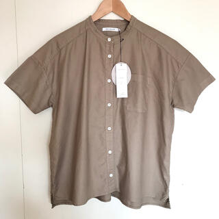 サンバレー(SUNVALLEY)のSunvalley   オックス日本製品染スタンドポケ付シャツ　新品(シャツ/ブラウス(半袖/袖なし))