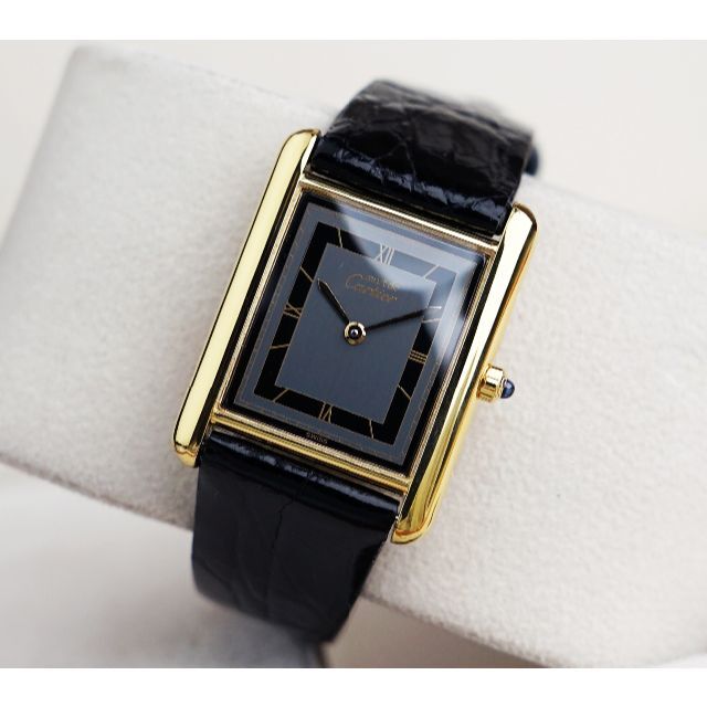 大量入荷 タンク マスト カルティエ 美品 - Cartier グレー Cartier LM ローマン 腕時計(アナログ) 3