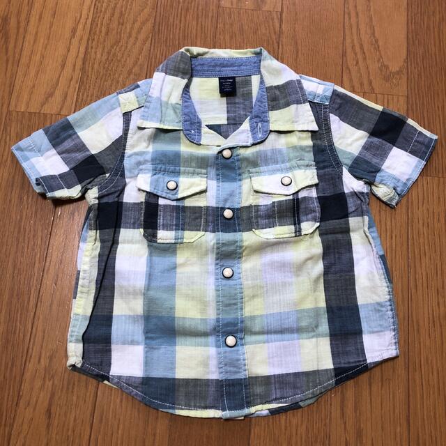 babyGAP(ベビーギャップ)のbaby GAP チェックシャツ　90 キッズ/ベビー/マタニティのキッズ服男の子用(90cm~)(ブラウス)の商品写真