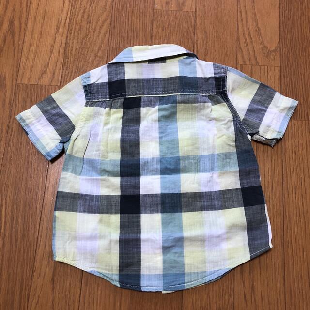 babyGAP(ベビーギャップ)のbaby GAP チェックシャツ　90 キッズ/ベビー/マタニティのキッズ服男の子用(90cm~)(ブラウス)の商品写真