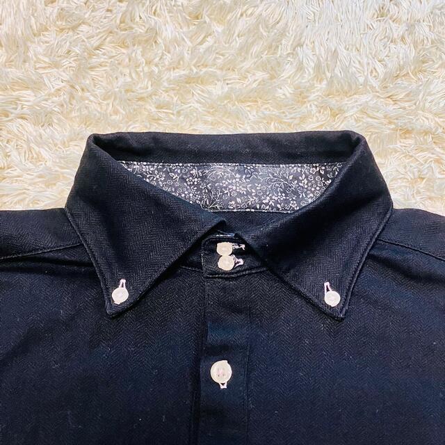 Callaway(キャロウェイ)のキャロウェイ　ポロシャツ　半袖　日本製　ボタンダウン　黒　 L メンズのトップス(ポロシャツ)の商品写真