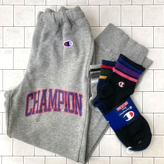 チャンピオン(Champion)の【おしりぺんぺんさまおまとめ】Champion　スウェットパンツ130　靴下3足(パンツ/スパッツ)