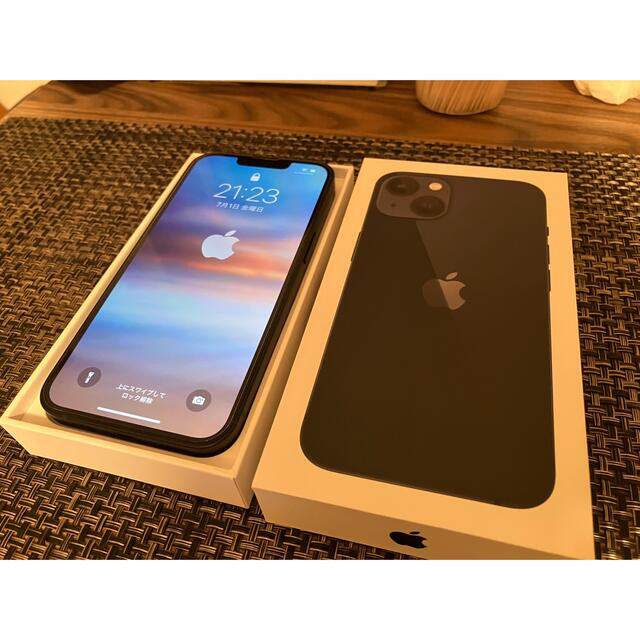 iPhone13 256GB Midnight SIMフリーMagSafeケース 4