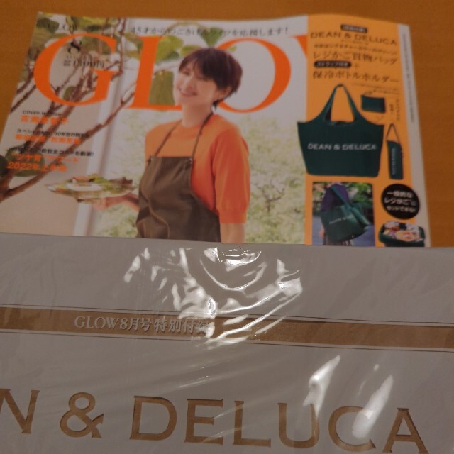 DEAN & DELUCA(ディーンアンドデルーカ)のGLOW (グロー) 2022年 08月号付録　DEAN&DELUCA レディースのバッグ(エコバッグ)の商品写真