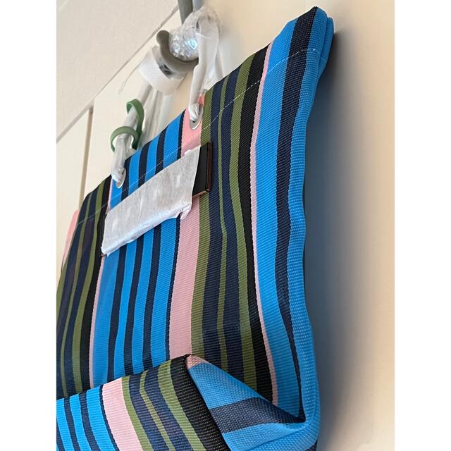 Marni(マルニ)の☆マルニカラーブルー MARNI MARKET STRIPEバック☆ レディースのバッグ(トートバッグ)の商品写真