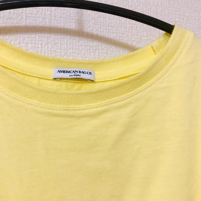 AMERICAN RAG CIE(アメリカンラグシー)のamerican rag cie Tシャツ イエロー レディースのトップス(Tシャツ(半袖/袖なし))の商品写真