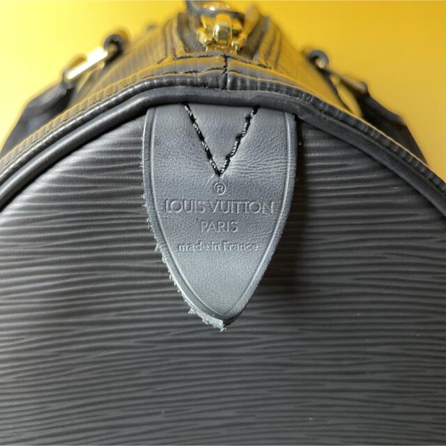 LOUIS VUITTON 希少 美品 黒 ソフトエピ スピーディー ヴィトン-