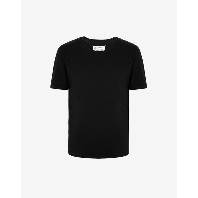 Maison Martin Margiela(マルタンマルジェラ)のMaison Margiela 10 メゾン マルジェラ ブラック 無地Tシャツ メンズのトップス(Tシャツ/カットソー(半袖/袖なし))の商品写真