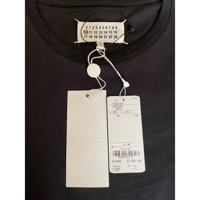 Maison Martin Margiela(マルタンマルジェラ)のMaison Margiela 10 メゾン マルジェラ ブラック 無地Tシャツ メンズのトップス(Tシャツ/カットソー(半袖/袖なし))の商品写真