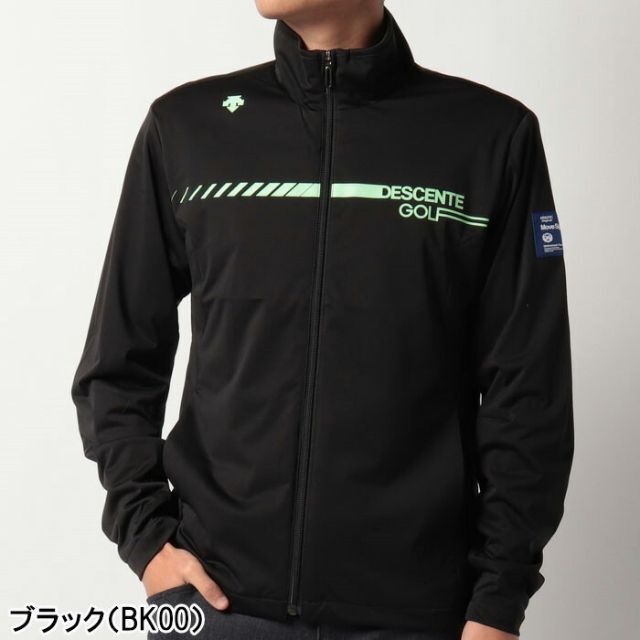 新品☆デサント コーティングニットウィンドジャケット☆黒☆XLサイズ