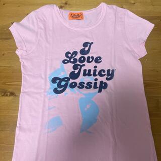 ジューシークチュール(Juicy Couture)のジューシークチュール　ピンク　ロゴTシャツ　Sサイズ(Tシャツ(半袖/袖なし))