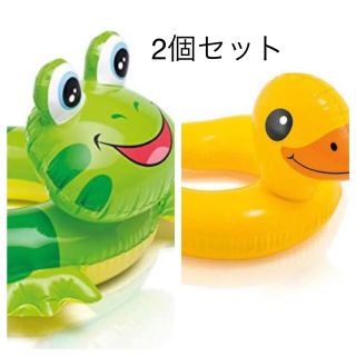 INTEX 子供用浮き輪　3〜6歳用　２個セット(マリン/スイミング)