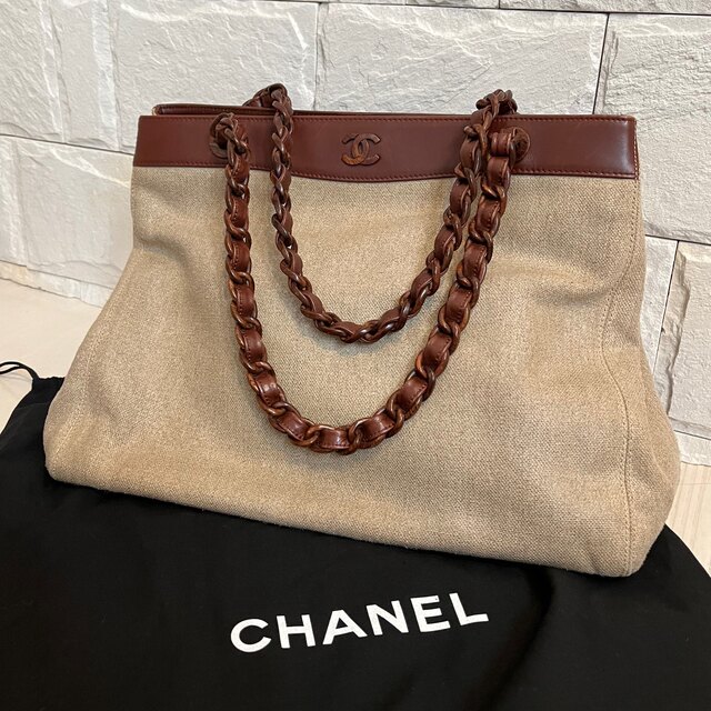 CHANEL(シャネル)のシャネル　CHANEL ショルダーチェーンバッグ　トートバッグ　ココマーク レディースのバッグ(トートバッグ)の商品写真